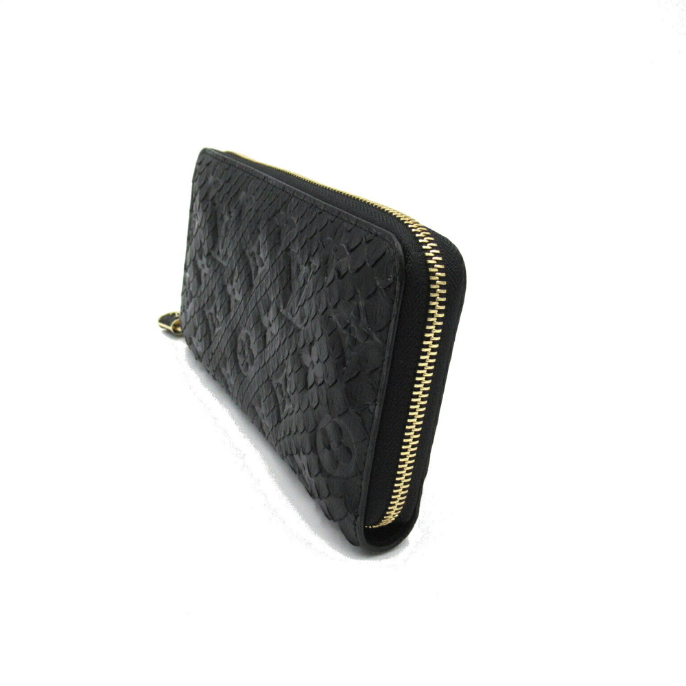 Louis Vuitton Zippy Wallet Black Python - image 3